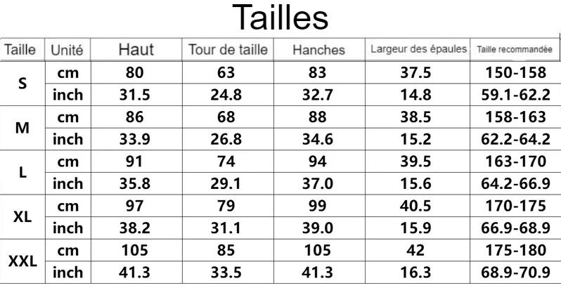 guide des tailles du cosplay de zenitsu agatsuma dans Demon Slayer