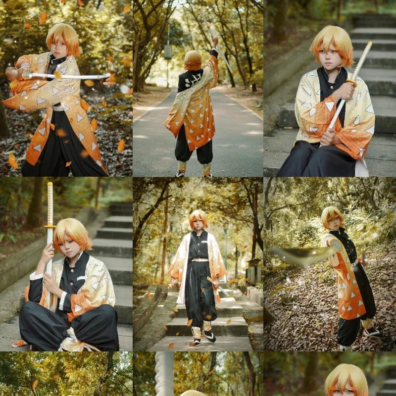 Photos du cosplay de Zenitsu Agatsuma dans Demon Slayer