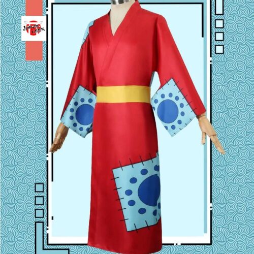cosplay vue de coté de Wano Country Monkey D. Luffy - One Piece