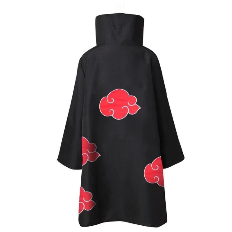 Veste du Costume du Cosplay Akatsuki Clan Uchiwa