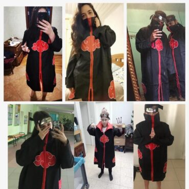 avis clients avec photo du cosplay Costume du Cosplay Akatsuki Clan Uchiwa dans Naruto