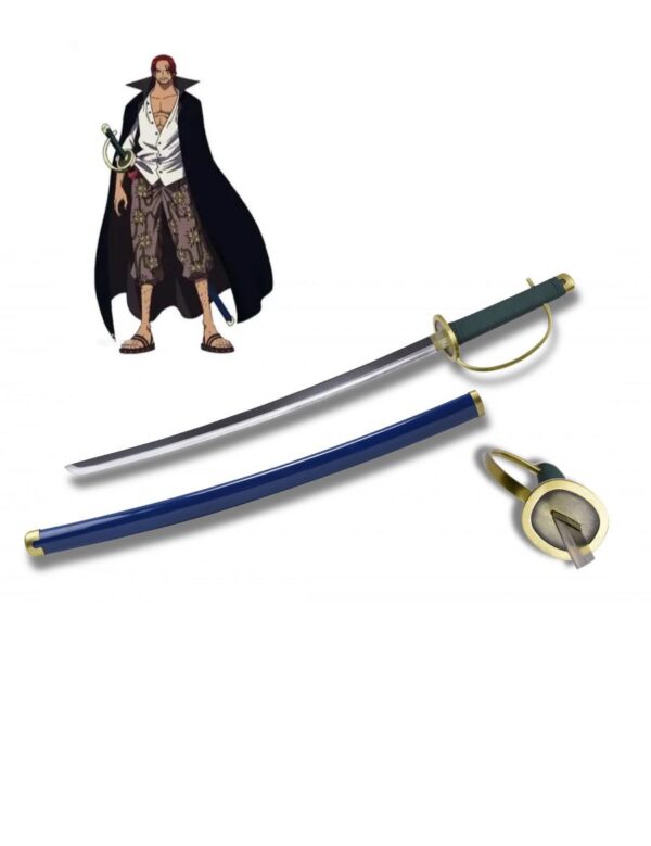 Katana non tranchant Shanks One Piece : Une réplique fidèle et sécuritaire pour les fans de cosplay et de collection
