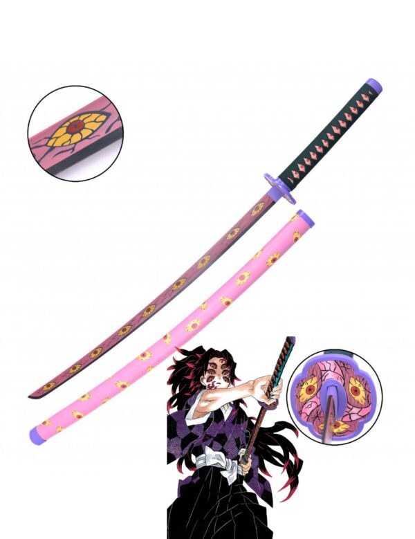 Épée de Kokushibo - Vue de côté - Accessoire de cosplay de haute qualité - Japan Geek Bruay