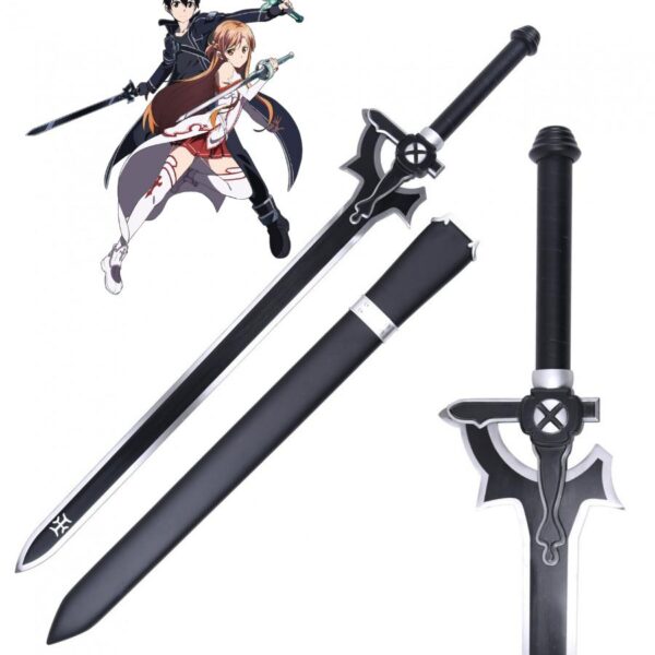 ÉPÉE KIRITO ELUCIDATOR - SWORD ART ONLINE - Vue frontale de l'épée