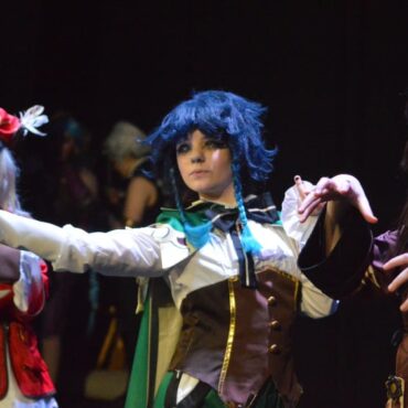 Cosplay Japan Geek expo durant un concours de costume