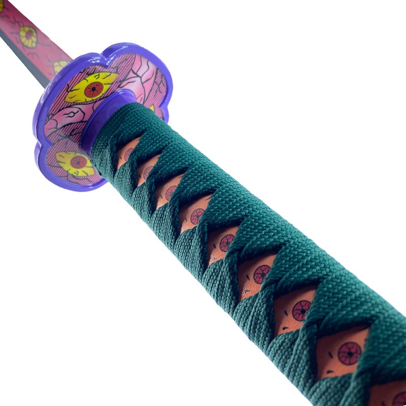 Réplique du KATANA KOKUSHIBO DE DEMON SLAYER - Vue en gros plan - Japan Geek Bruay