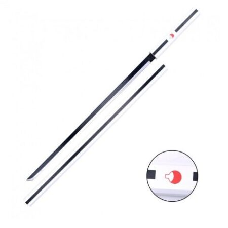 Katana Shirasaya noir et blanc : une pièce d'exception pour les passionnés d'arts martiaux et de décoration intérieure