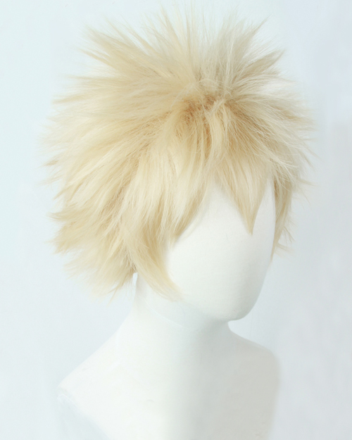 Perruque Katsuki Bakugo - Vue Frontale