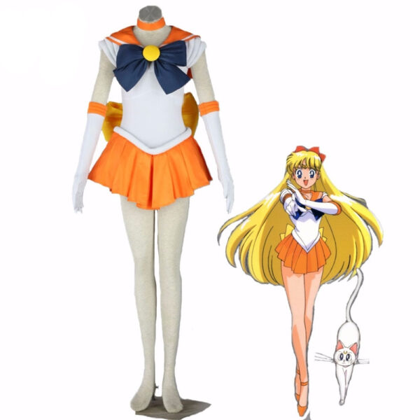 Déguisement Cosplay Sailor Venus - Vue Frontale